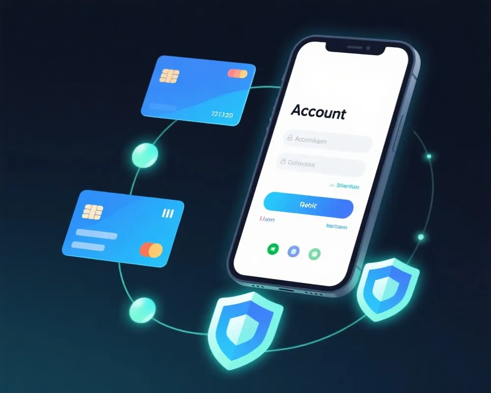 移动端开户注册与验证流程示意